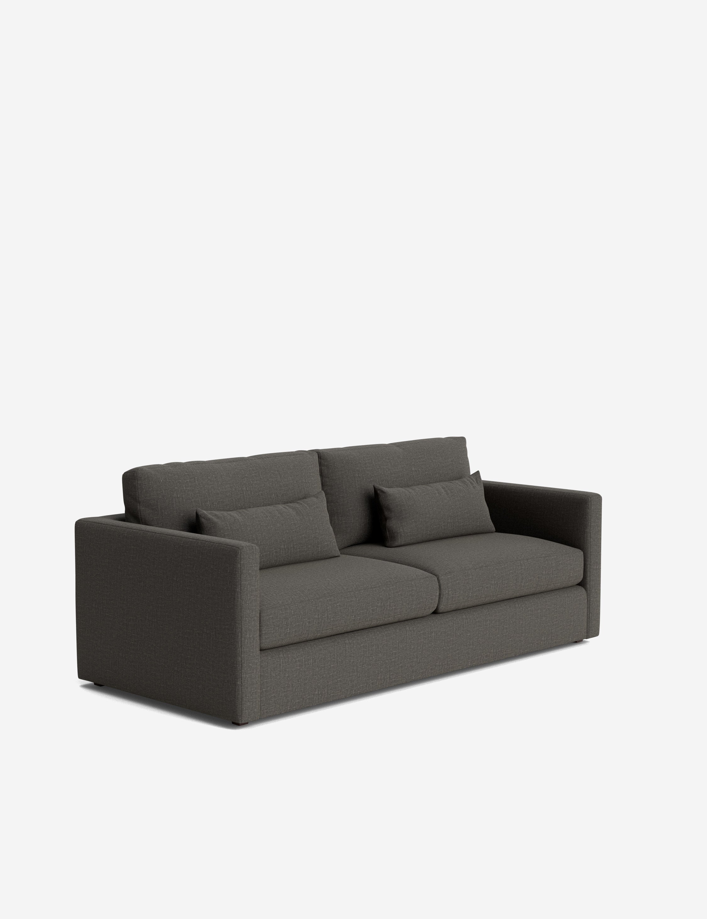 Durham Sofa - Modern Comfortable 3-Seater Couch for Living Room, Home Theater & Lounge - Soft Fabric Upholstery with Sturdy Wooden Frame - Perfect for Relaxing, Entertaining & Family Gatherings