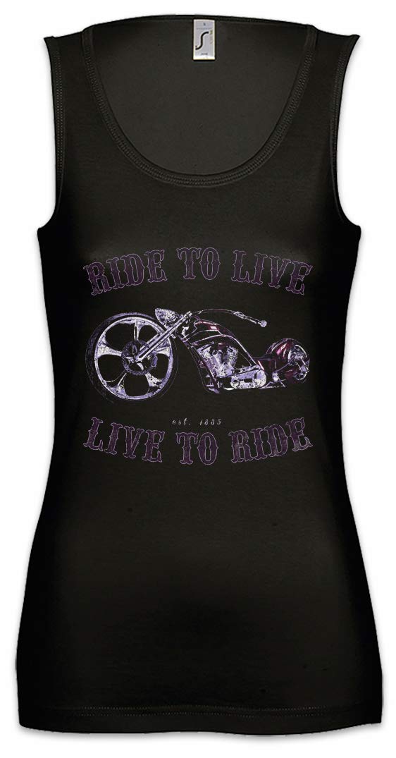 Urban Backwoods Live to Ride Women's Tank Top - Gym, Fitness & Training Shirt for Workouts, Running & Outdoor Activities