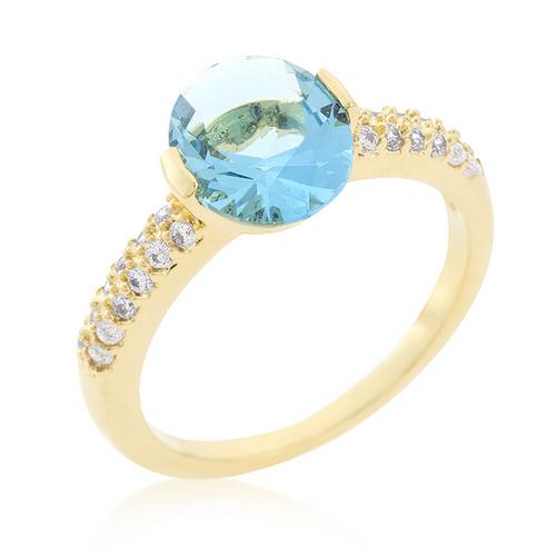 Elegant Aqua Oval Cubic Zirconia Engagement Ring - Perfect for Proposals, Weddings & Anniversaries | Hypoallergenic & Affordable Alternative to Diamonds