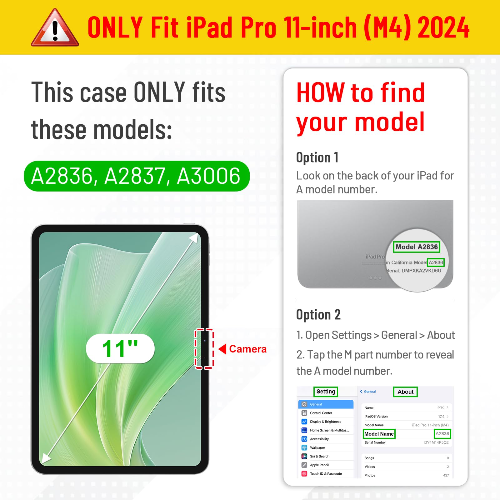 Fintie Hybrid Slim Shockproof Case for iPad Pro 11-inch M4 (2024) - Clear Transparent Back Cover with Built-in Apple Pencil Holder | Auto Wake/Sleep Feature | Midnight Green | Perfect for Work, Travel & Home Use