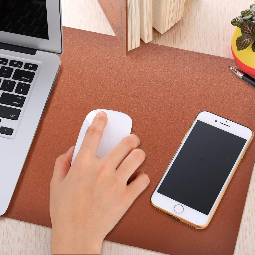 Premium PU Leather Mouse Pad - Large 23.6