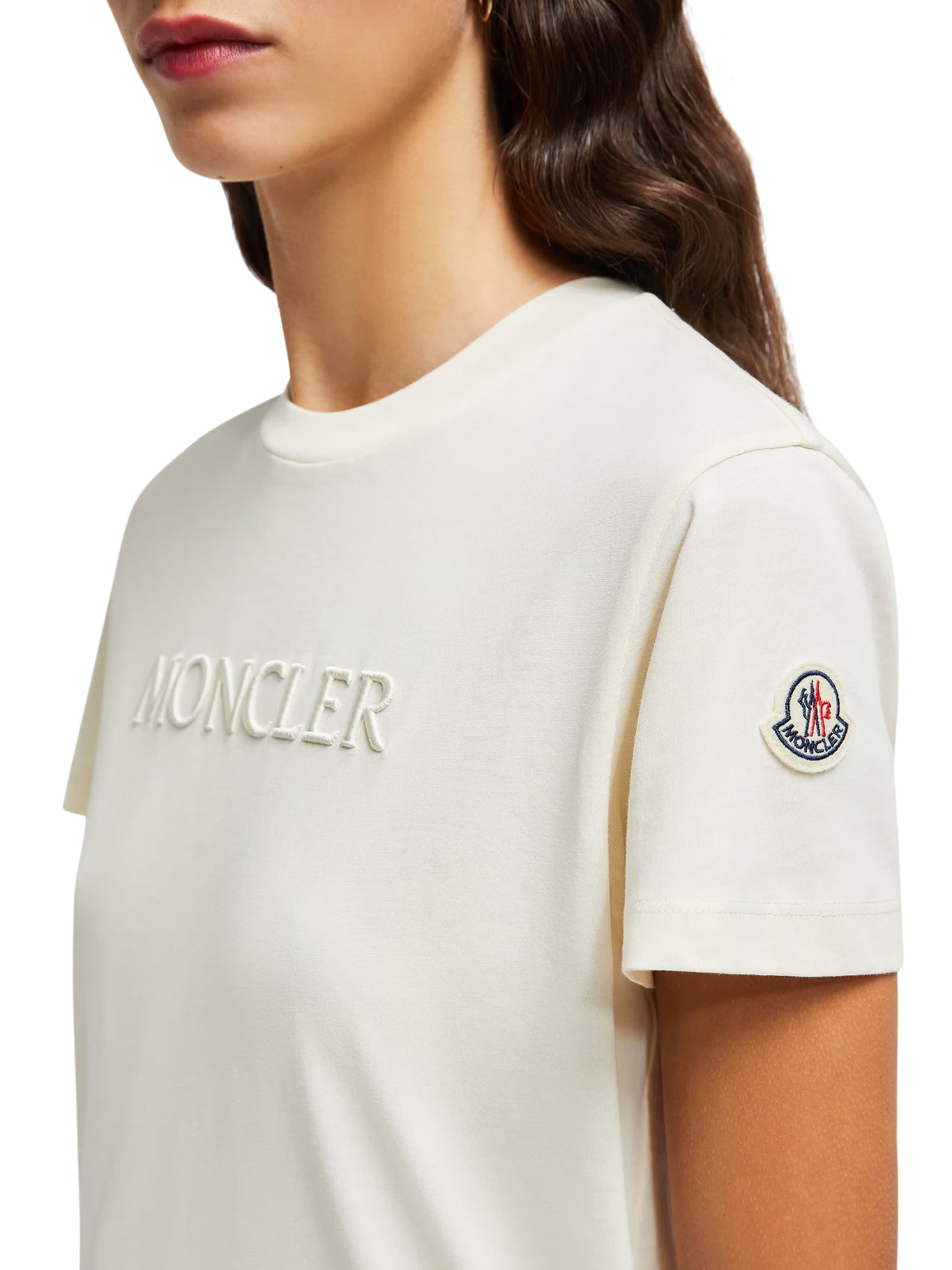 Embroidered Tonal Logo Cotton T-Shirt for Men & Women - Soft Breathable Casual Tee for Everyday Wear, Outfits, and Street Style