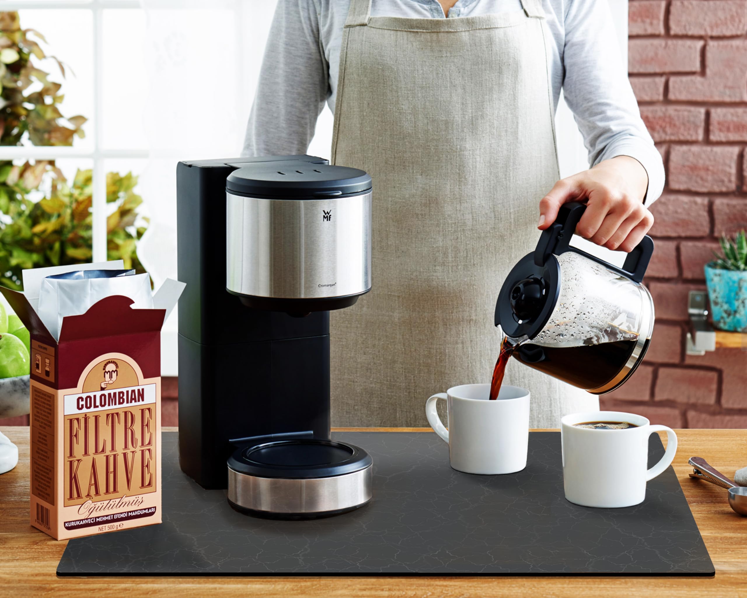 Non-Slip Coffee Maker Mat for Countertops - 19