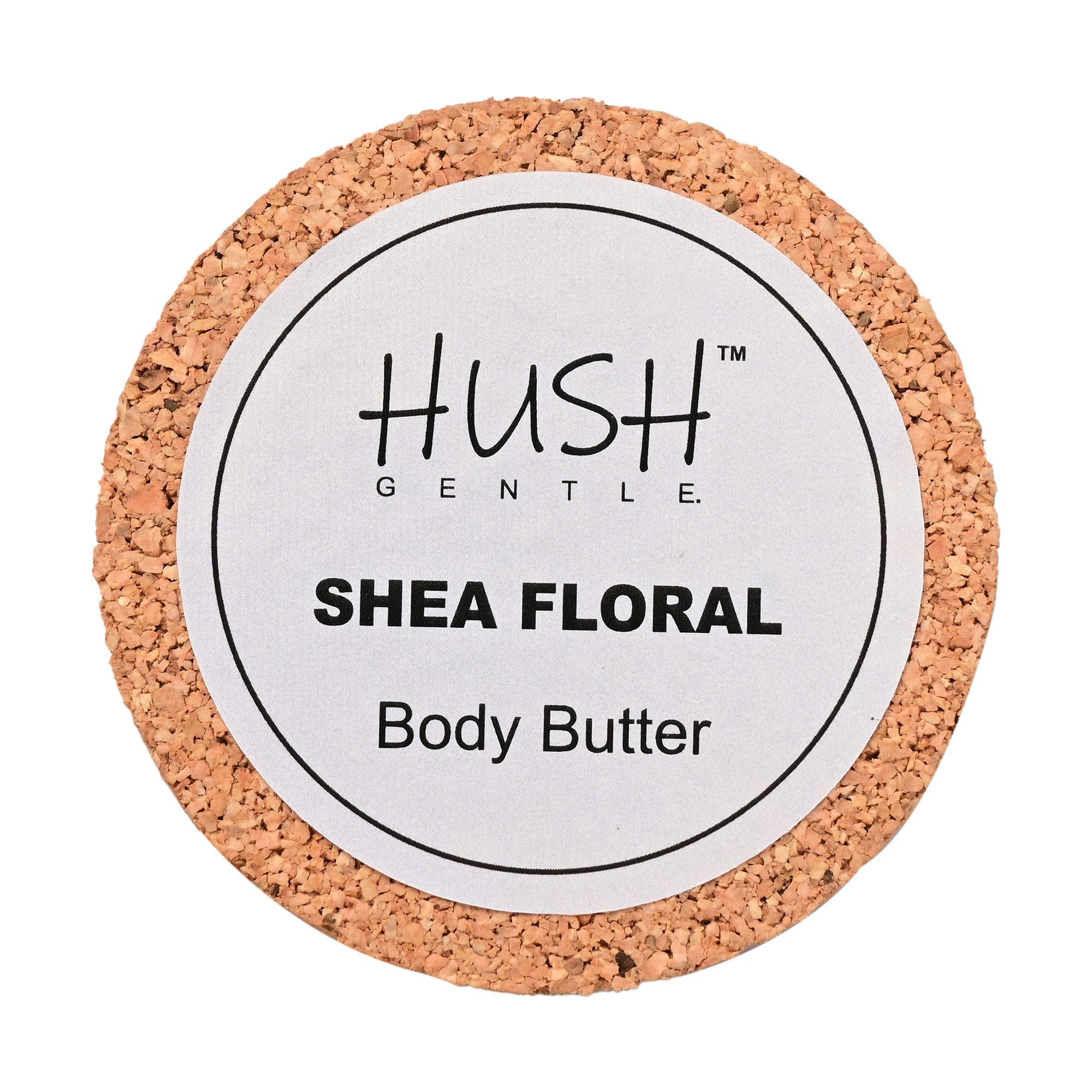 HUSH Gentle Shea Floral Body Butter 50g - Moisturizing Cream with Shea Butter, Vitamin E & Essential Oils for Dry Skin - Perfect for Daily Hydration & Spa Night Self Care