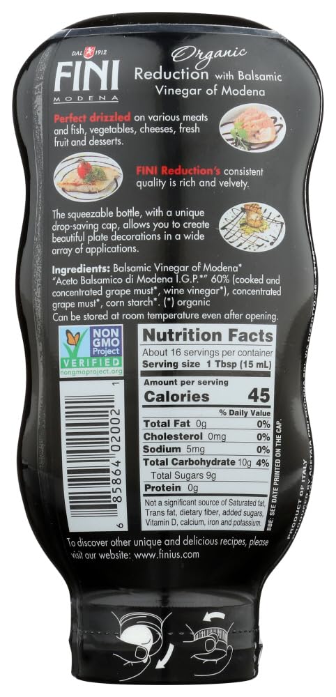 Premium Fini Balsamic Glaze - 8.45 oz Bottles (3-Pack) | Gourmet Balsamic Vinegar Reduction for Salads, Pizza, Desserts & More | Rich & Sweet Italian Dressing Glaze
