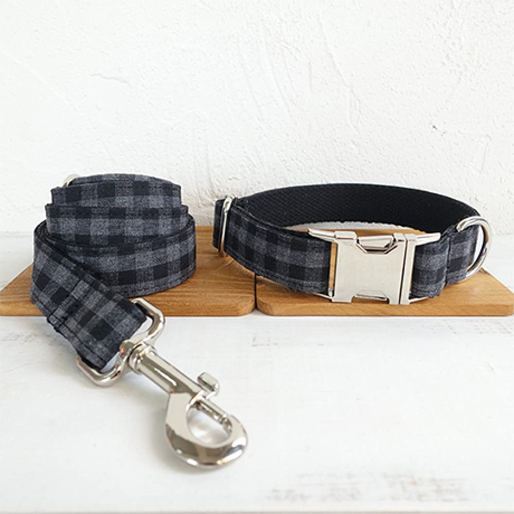 Durable & Adjustable Dog Collar with Leash Set - 5 Sizes for Small to Large Dogs | Comfortable Pet Collar for Walking, Training & Outdoor Adventures