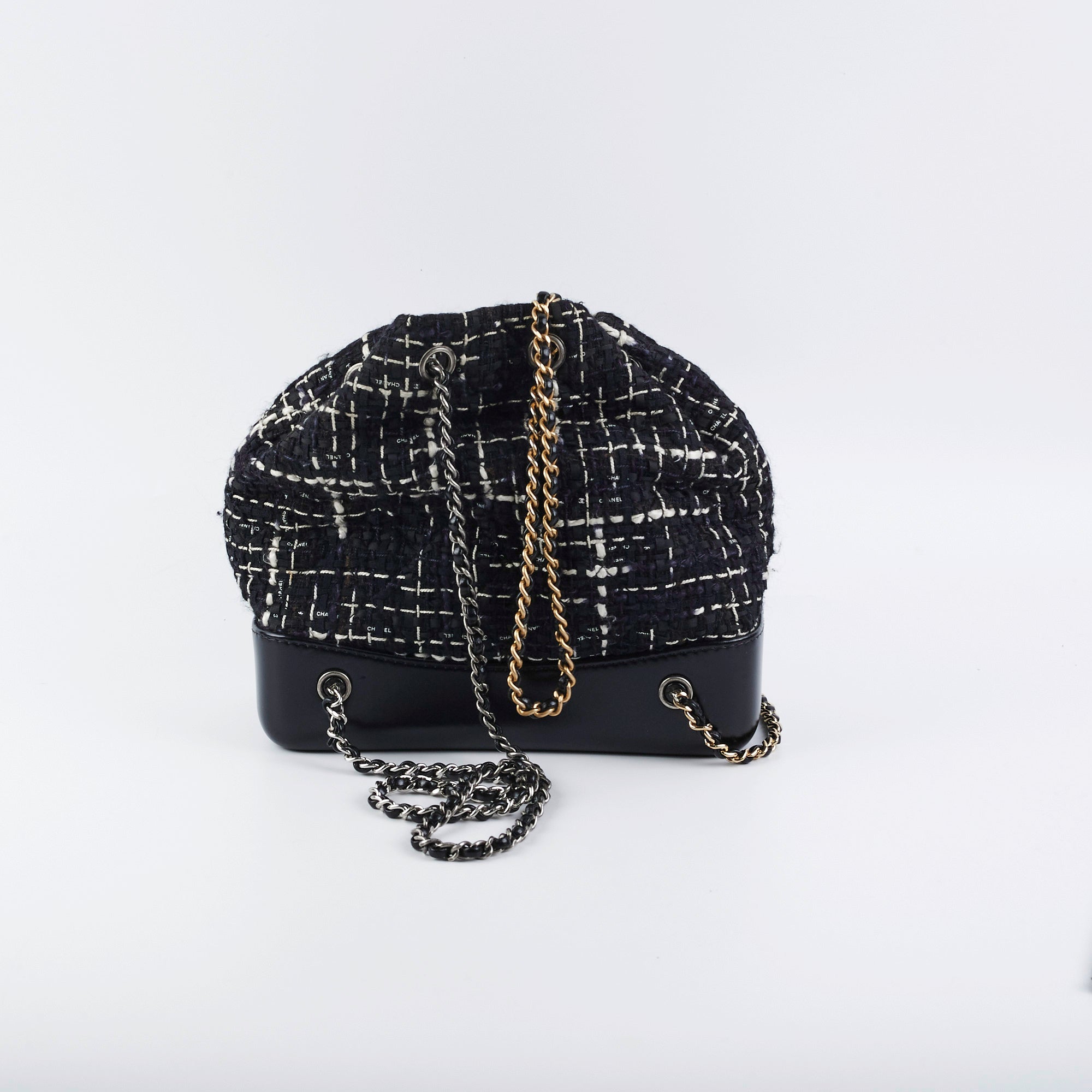 Chanel Small Gabrielle Tweed Backpack for Women - Luxury Designer Shoulder Bag - Perfect for Travel, Work & Everyday Use
