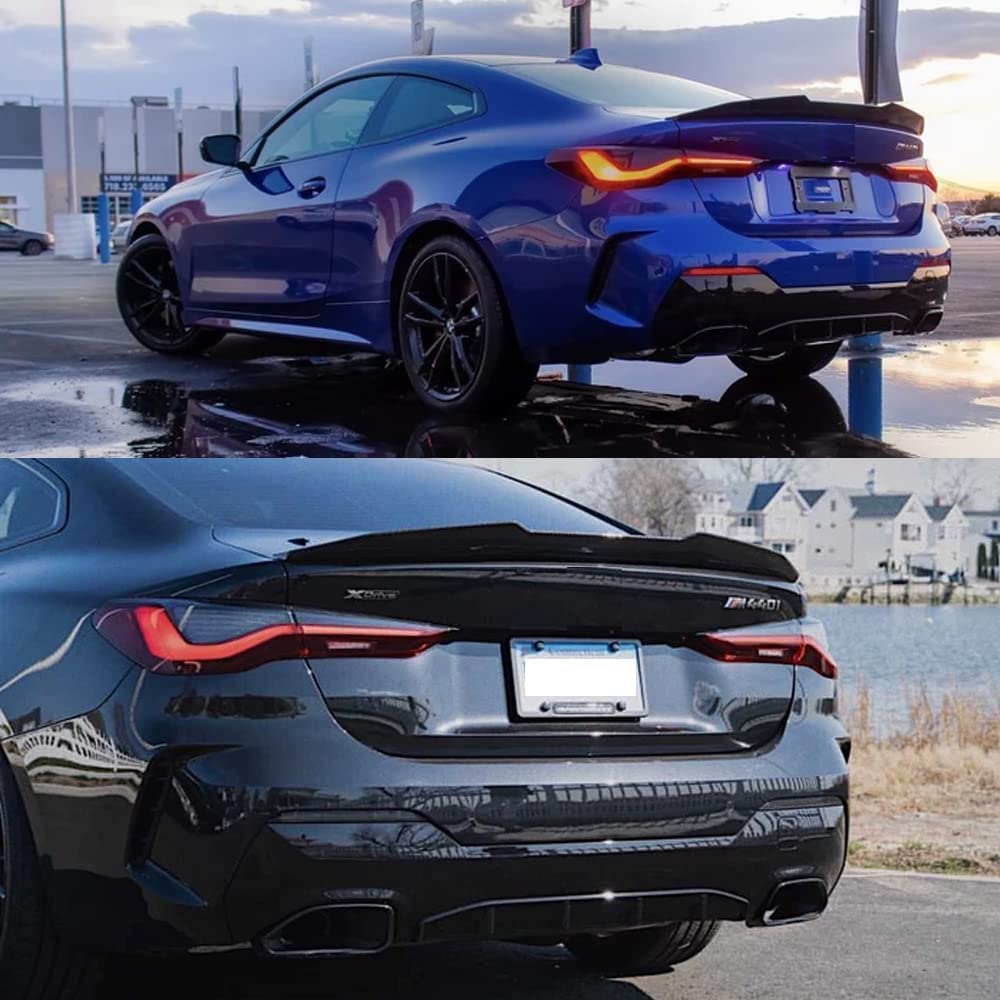 2021-2025 BMW G22 G82 4-Series Real Carbon Fiber Rear Trunk Spoiler - High-Performance Aerodynamic Upgrade for Enhanced Style & Sporty Look