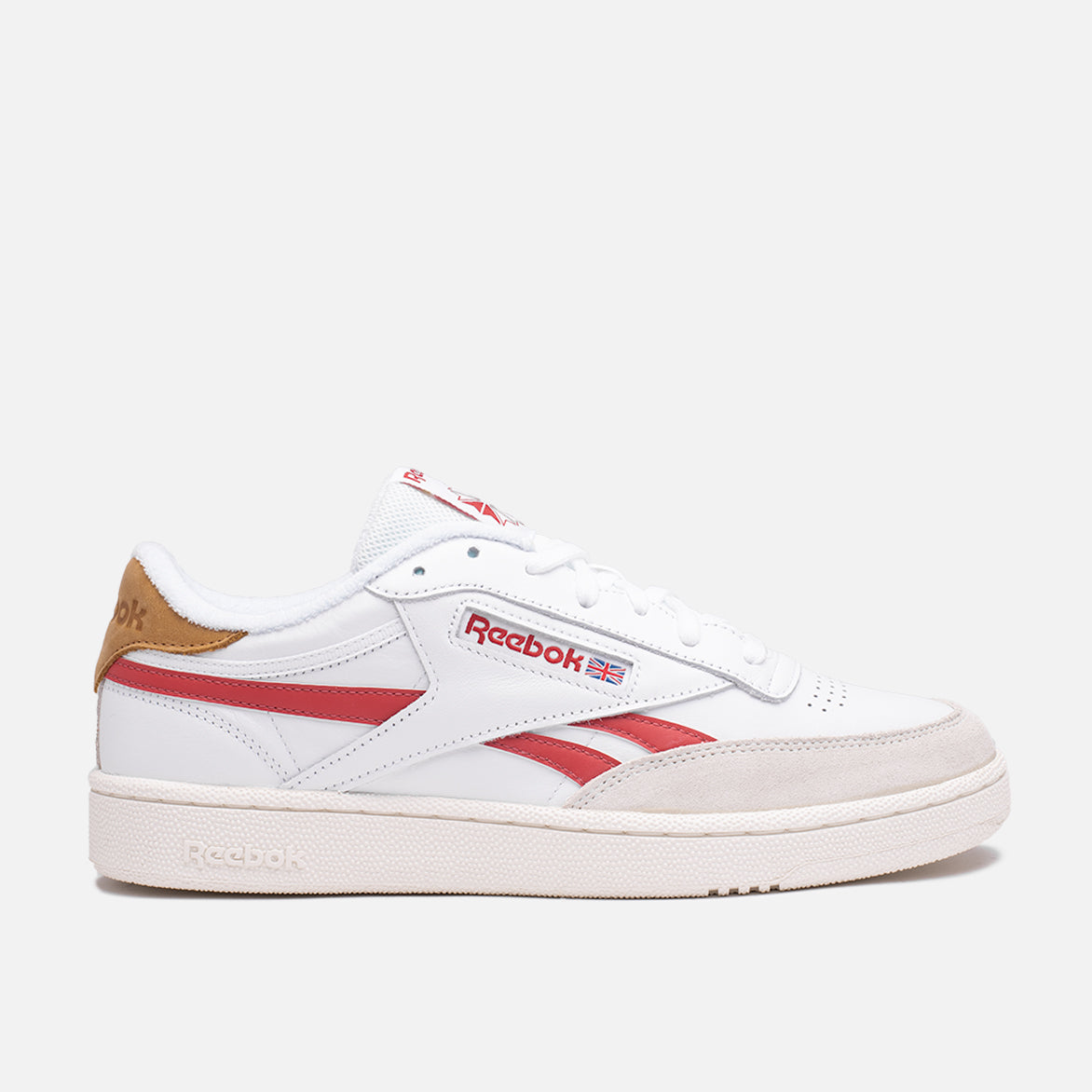 CLUB C Revenge Sneakers - White & Mars Red | Classic Retro Style for Men & Women | Perfect for Casual Wear, Street Fashion & Gym Workouts