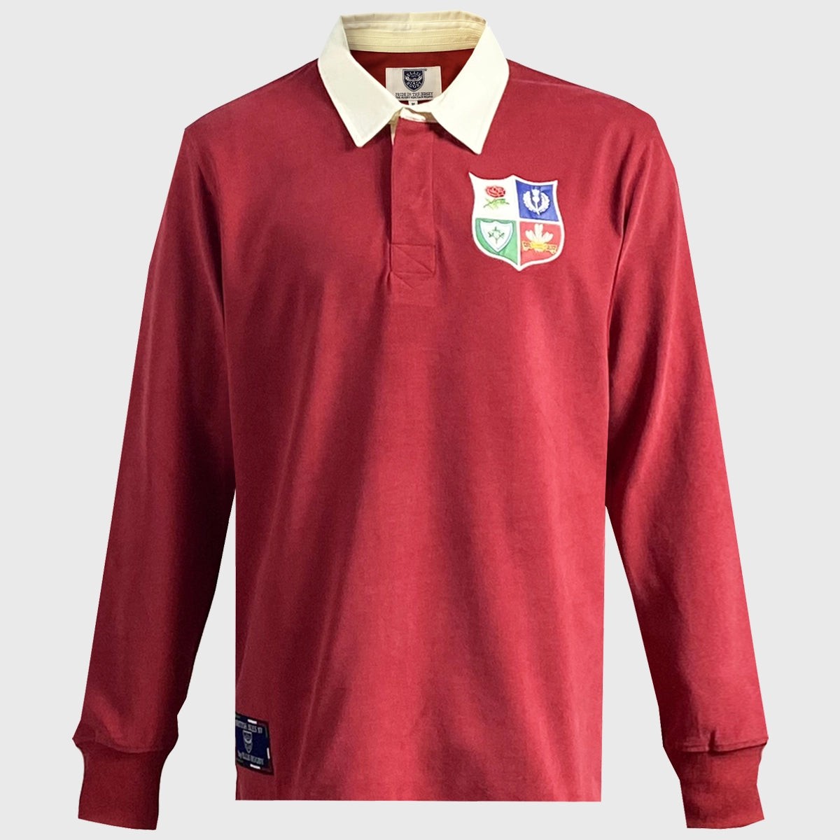 Ellis Rugby British Lions 1971 Tour Vintage Long Sleeve Rugby Jersey - Retro Rugby Shirt for Fans & Collectors - Perfect for Game Days, Vintage Sports Events & Rugby Memorabilia Display
