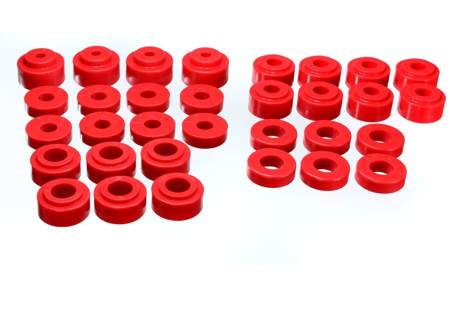 Energy Suspension Body Mount Set - 3.4115R - Premium Polyurethane Bushings for Smooth Ride & Vibration Reduction - Perfect for Off-Roading, Truck & SUV Suspension Upgrades
