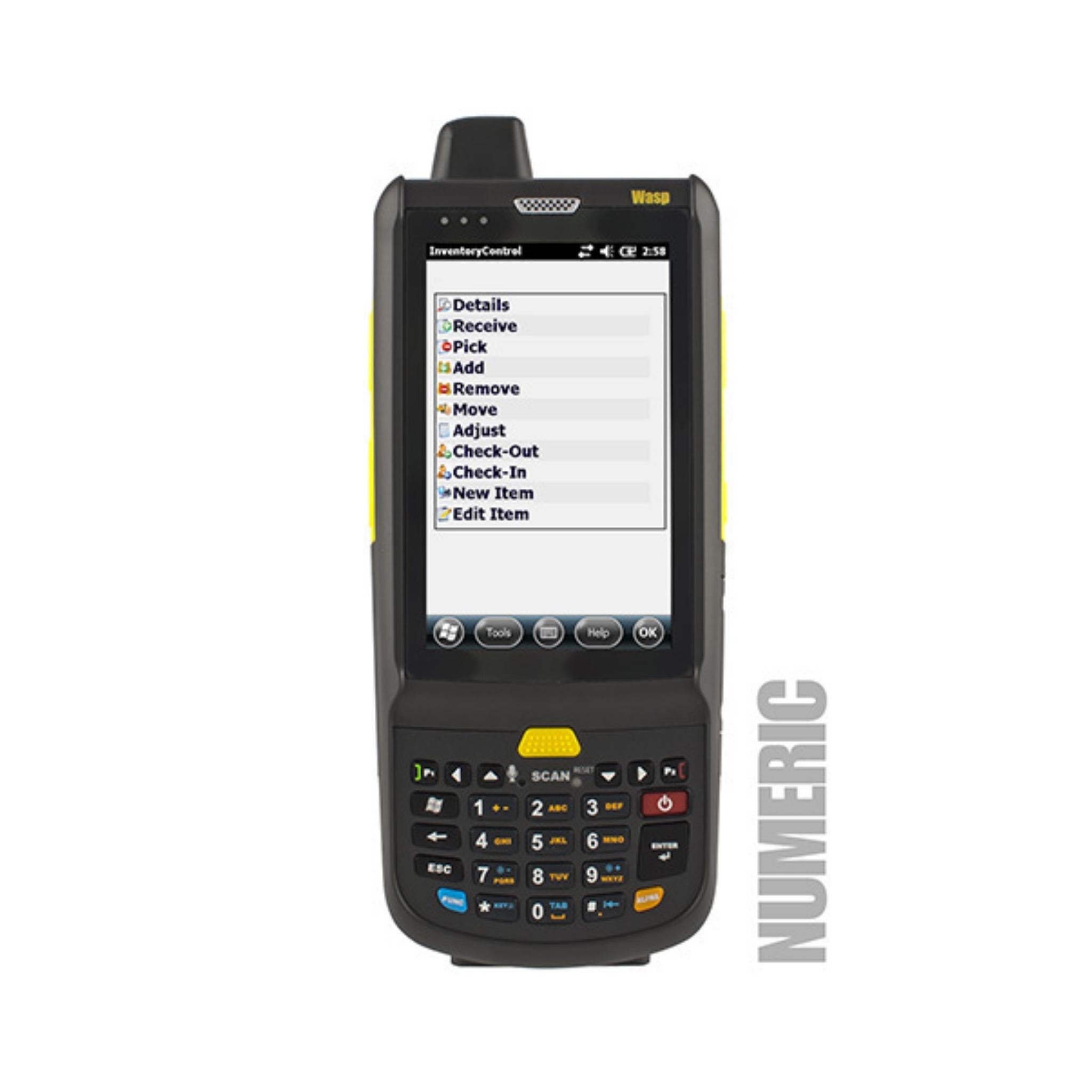 Wasp HC1 1D Mobile Barcode Scanner - Wireless Bluetooth Handheld Scanner for Retail, Warehouse & Inventory Management - Perfect for Store Checkout, Stock Tracking and Shipping Labels