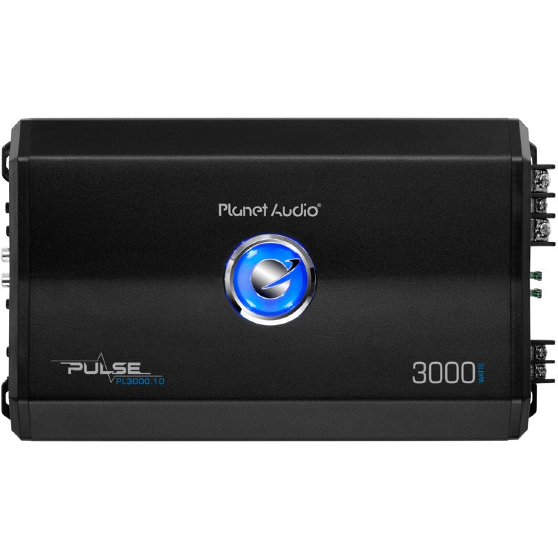 Planet Audio PL3000.1D 3000W Max Power Class D Monoblock Car Amplifier - High Performance Bass Boost for Car Audio Systems, Subwoofers, and Truck Stereo Upgrades