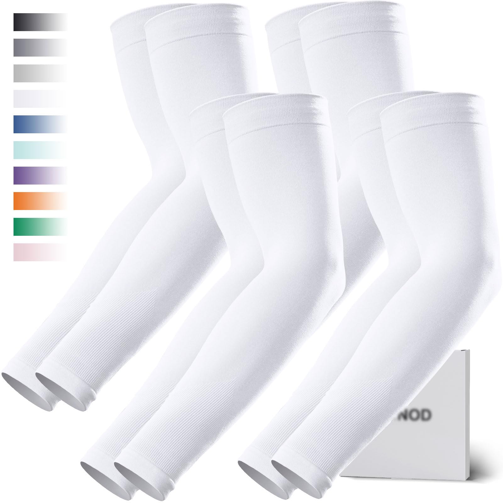 GOUNOD Compression Arm Sleeves for Men & Women - UV Protection Sun Sleeves for Working Outdoors, Sports & Daily Activities - Breathable & Comfortable Arm Cover for Sun Protection, Cycling, Running & Gardening