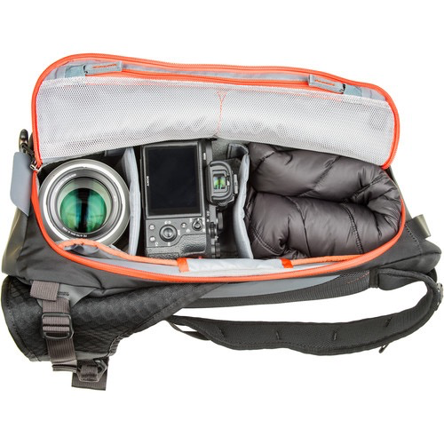MindShift Gear PhotoCross 13 Sling Camera Bag - Lightweight & Water-Resistant Crossbody Pack for DSLR & Mirrorless Cameras (Orange Ember) - Perfect for Travel, Hiking & Street Photography