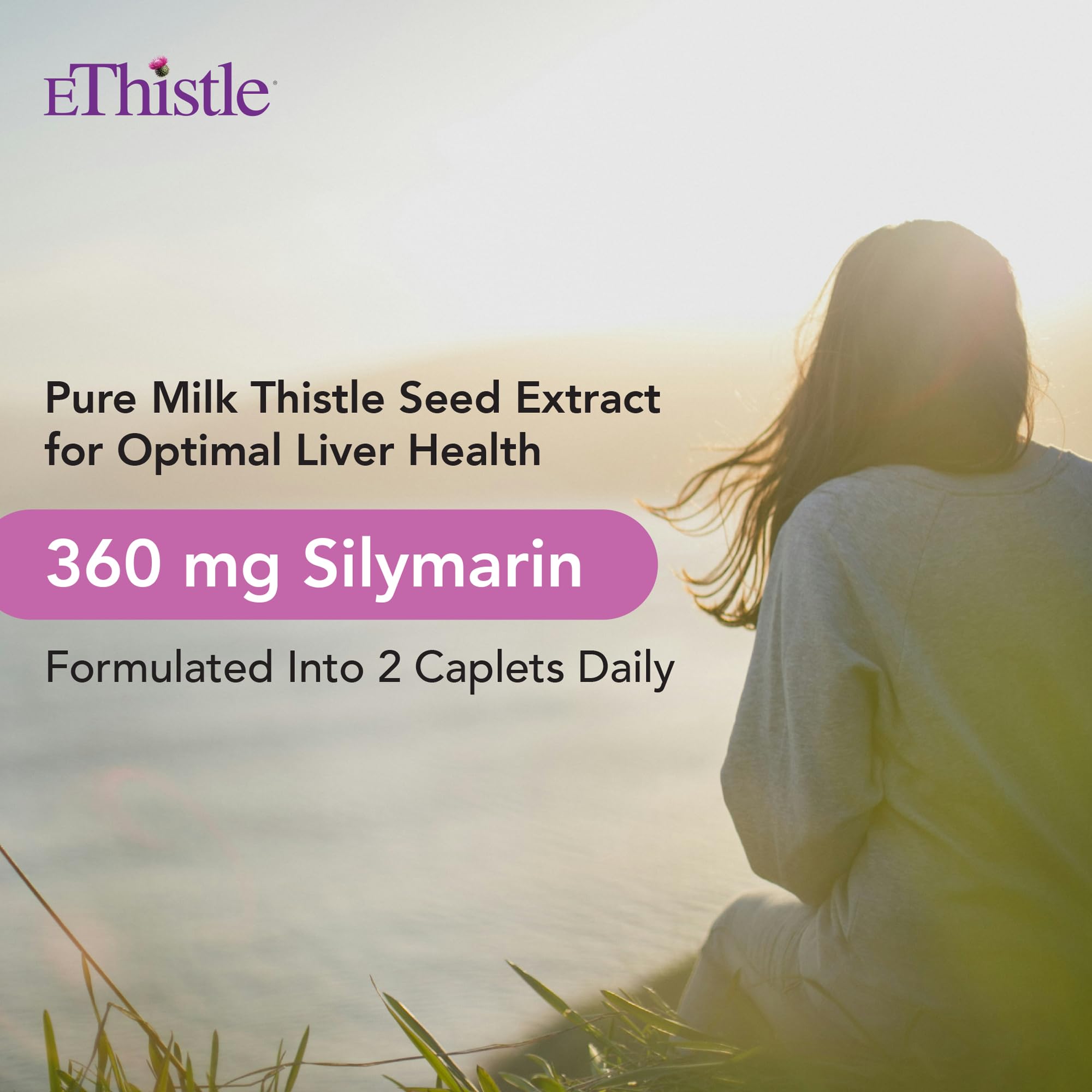 Liver Wellness Dietary Supplement with Milk Thistle & Vitamin E - 180 Caplets for Liver Detox & Support | Ideal for Daily Liver Health Maintenance & Post-Alcohol Recovery