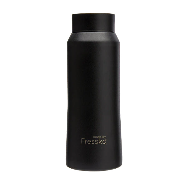 Fressko Insulated Stainless Steel Water Bottle - 18oz Vacuum Flask with Leakproof Lid, Double Wall Thermal Core for Hot & Cold Drinks - Perfect for Hiking, Gym, Office and Outdoor Activities