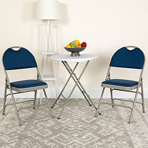Navy Fabric/Gray Frame