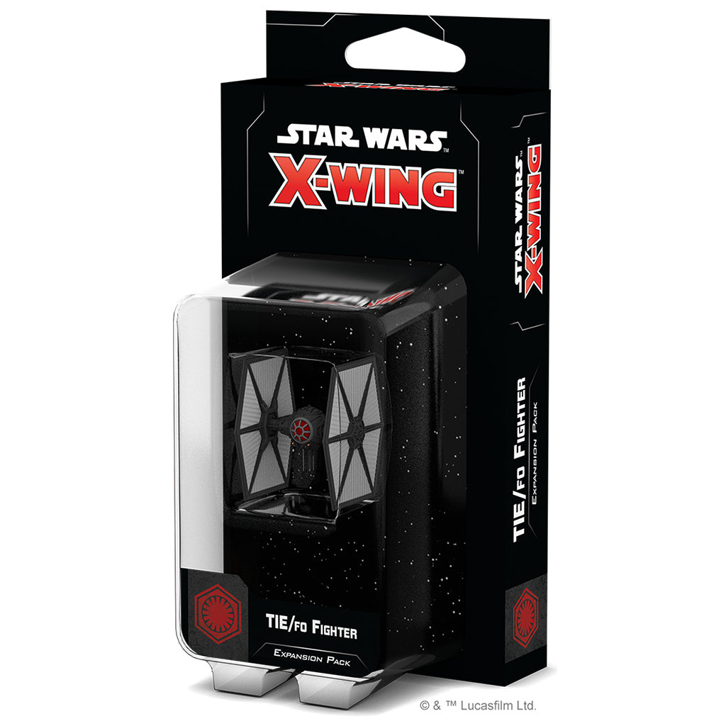 Star Wars X-Wing 2nd Edition TIE/fo Fighter Expansion Pack - Miniature Tabletop Game for Collectors & Strategy Battles - Perfect for Sci-Fi Gaming Nights & Tournaments