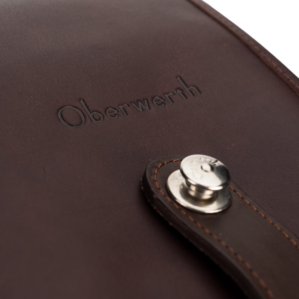 Oberwerth Freiburg Medium Camera Bag - Premium Cordura & Leather - Olive/Dark Brown - Perfect for Photographers & Travel Enthusiasts