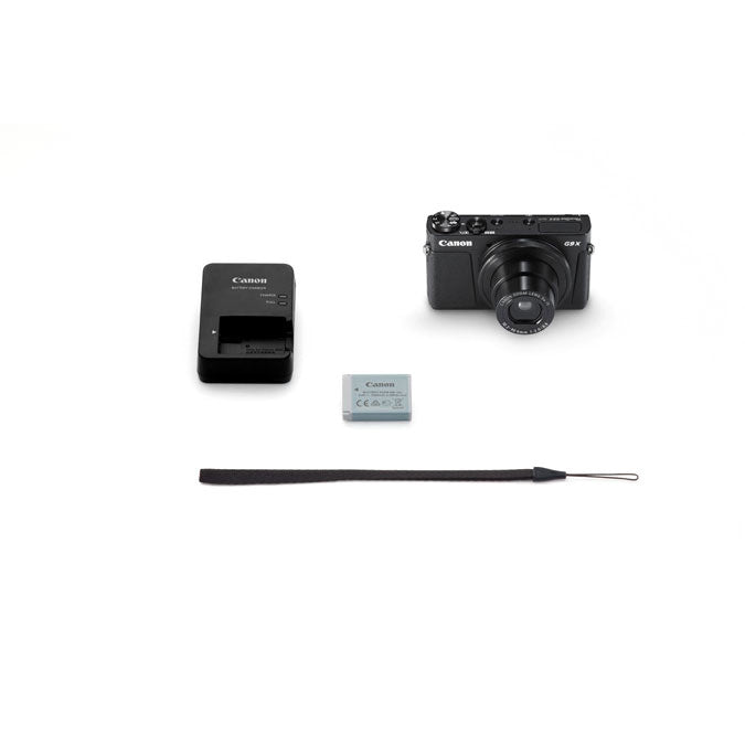 Canon PowerShot G9 X Digital Camera Kit (Black) - Compact Travel & Vlogging Camera with 1-inch Sensor & Wi-Fi Connectivity - Perfect for Travel Photography, YouTube Videos & Everyday Shooting