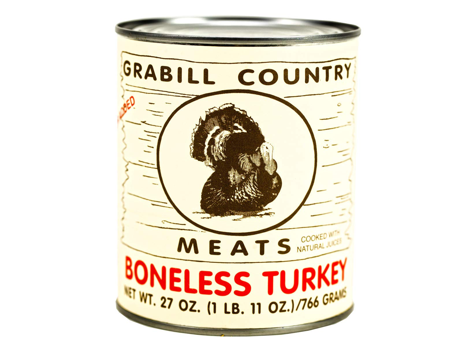 Grabill Country AmishTastes Ready-to-Eat Canned Meats Variety Pack - Beef, Chicken, Pork & Turkey (106oz) | Emergency Food Supply, Camping & Survival Essentials