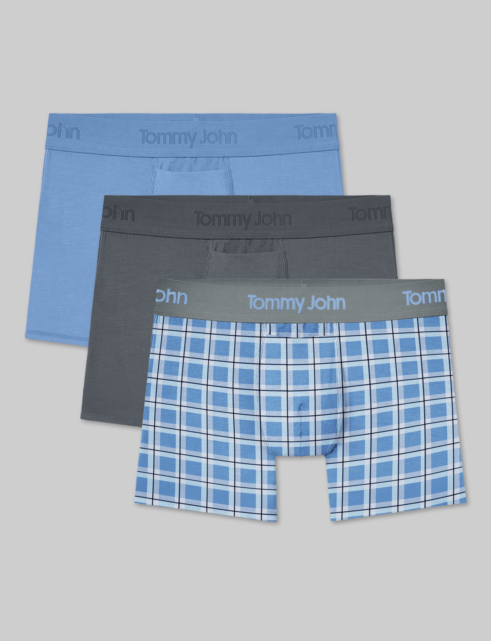 Second Skin Trunk 4 (3 Pack) - Ultra Soft Men's Underwear Briefs for All-Day Comfort - Perfect for Workout, Travel & Everyday Wear