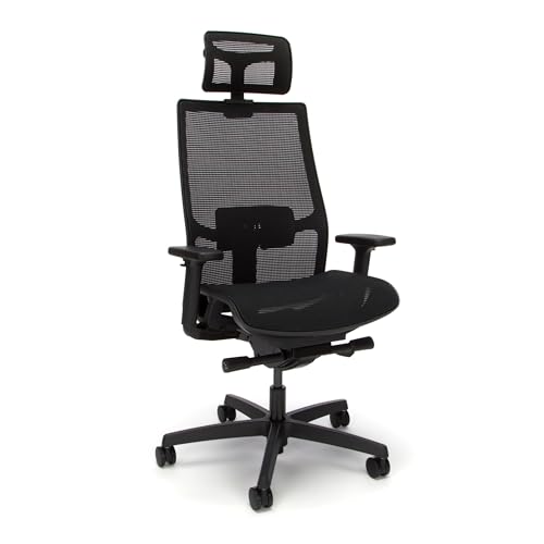 Black - Mesh Back - Headrest