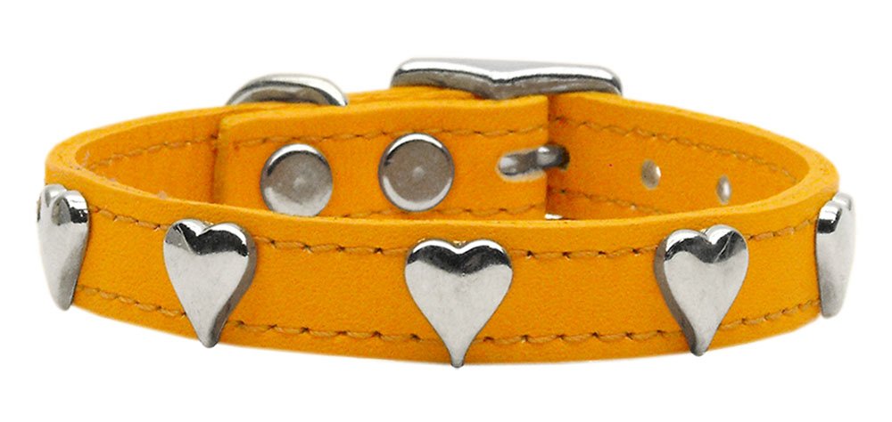 Premium Heart-Shaped Leather Dog Collar for Small & Medium Breeds – Stylish & Comfortable for Daily Walks, Training & Fashion Accessories