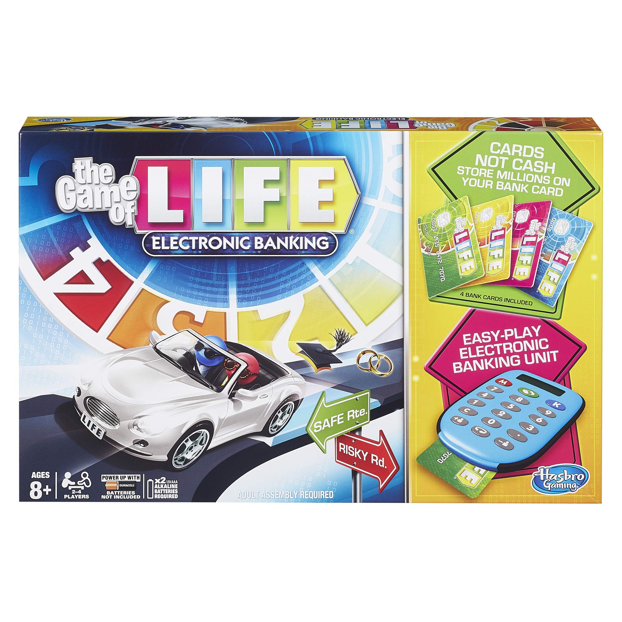 Hasbro Gaming The Game of Life Electronic Banking Board Game - Family Strategy Game with Digital Banking for Kids & Adults - Perfect for Family Game Nights & Birthday Parties