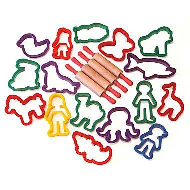16-Piece Clay Cutter Set with 4 Rolling Pins - DIY Polymer Clay Tools for Baking, Crafts & Sculpting - Perfect for Pottery, Fondant, and Cookie Decorating