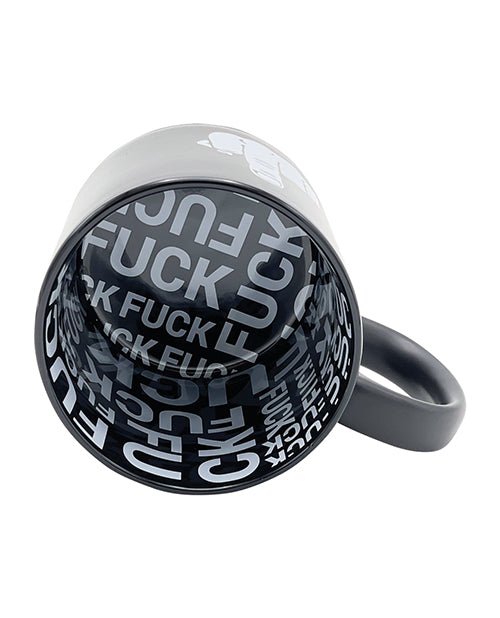 Fuck You Middle Finger Attitude Mug - 22 oz Ceramic Coffee Cup for Office, Gifts & Sarcastic Humor