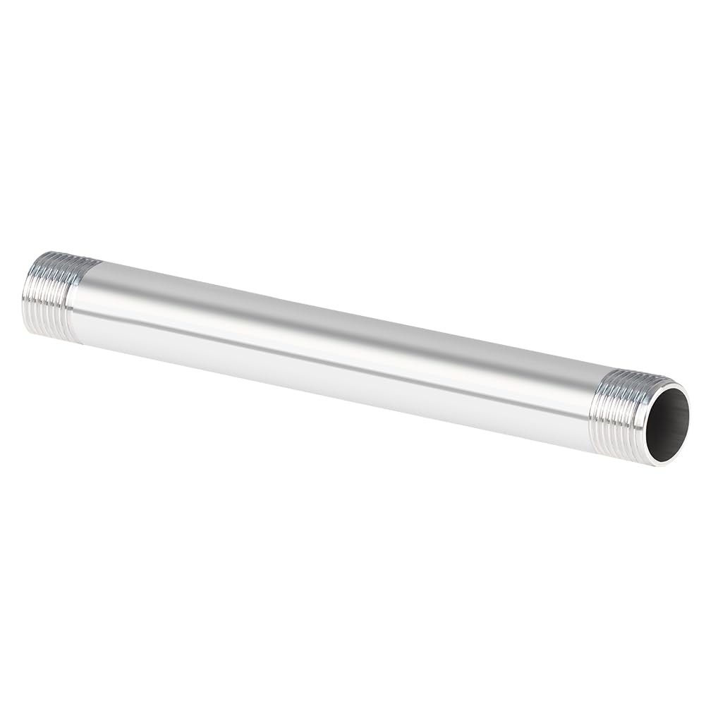 Quickun 304 Stainless Steel Nipple Pipe Fitting - 3/8