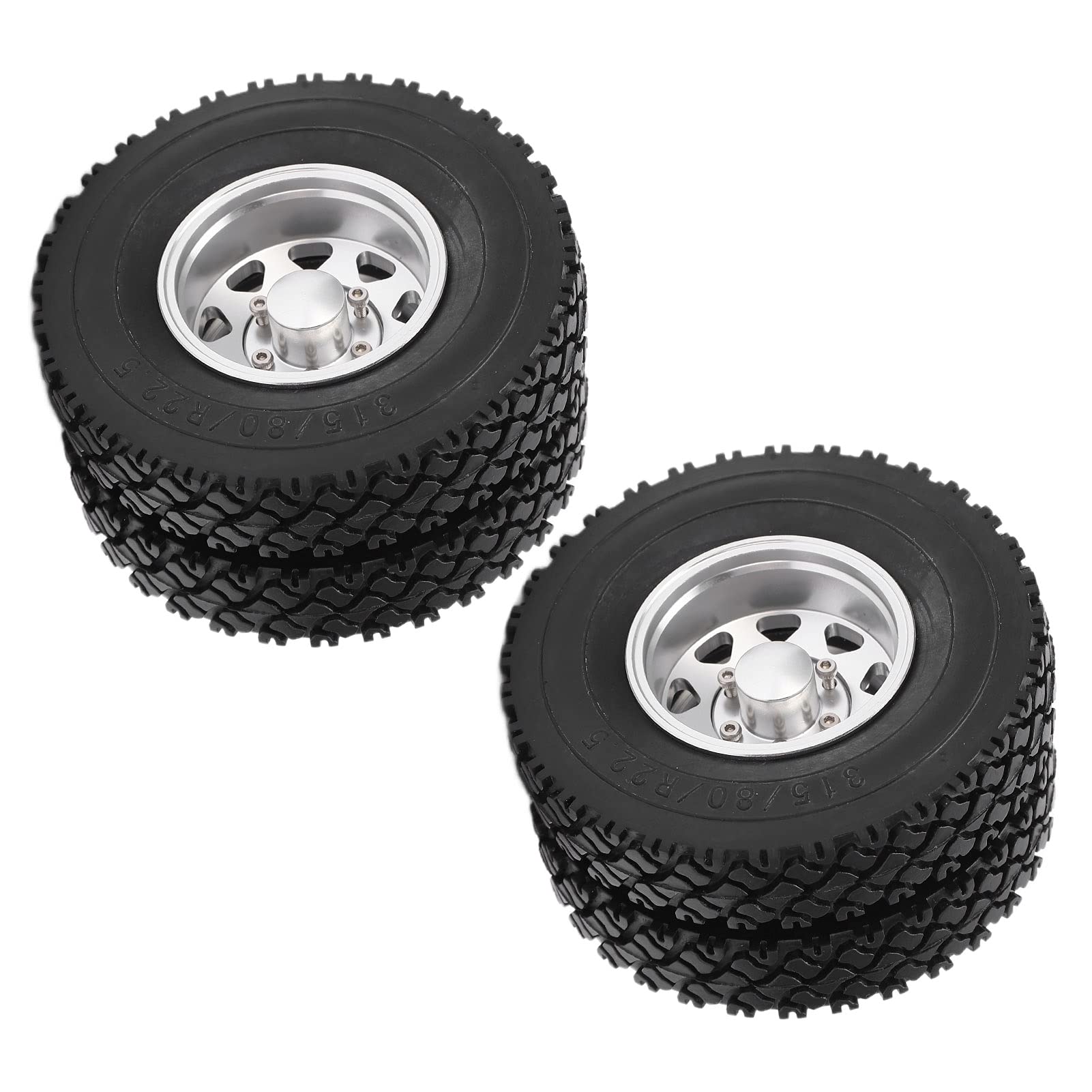 CHICIRIS RC Wheel Hub Rims - Shockproof & Anti-Wear Non-Slip Rear Wheel Hubs (2pcs) for Rubber Tires | Durable Replacement Parts for RC Cars, Trucks & Off-Road Vehicles | Perfect for Racing, Crawling & Outdoor RC Adventures