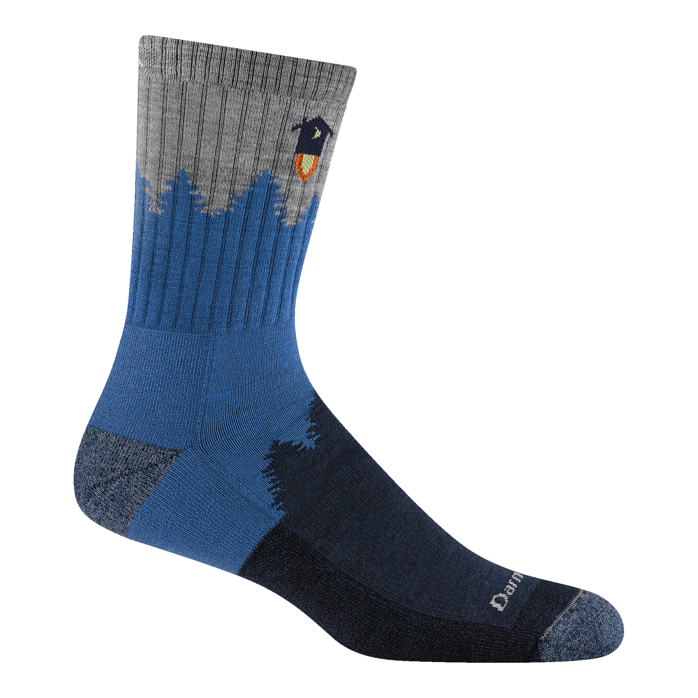 Limited Edition Men's Micro Crew Midweight Hiking Socks - Number 2 - Perfect for Outdoor Adventures & Trail Hiking