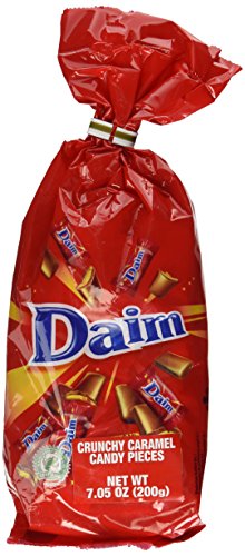 Daim Chocolate Bags - 200g Individually Wrapped Daim Candies for Gifts, Parties & Snacking | Crunchy Almond Caramel Chocolate Treats