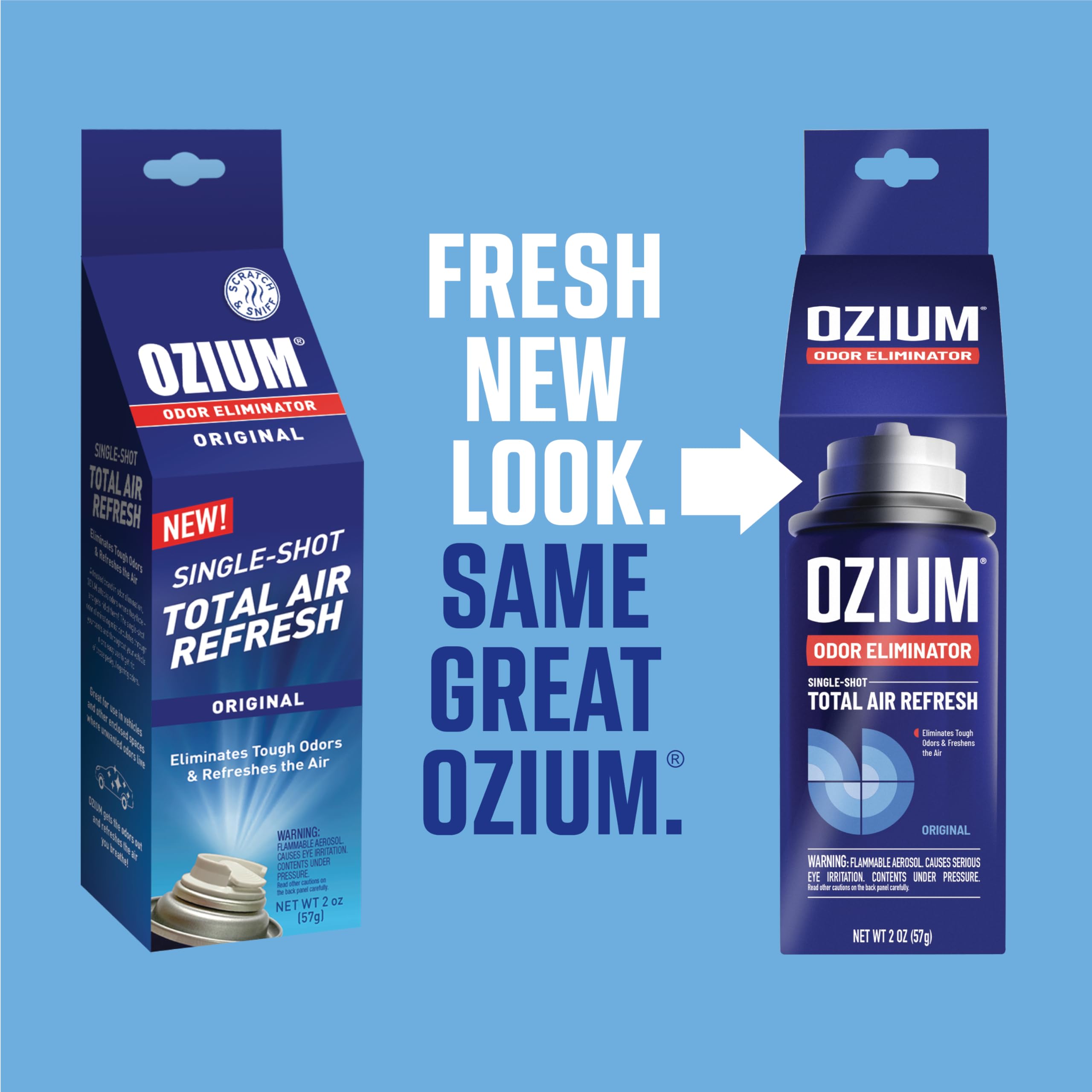 Ozium Air Sanitizer 2 oz - Original Scent Car Fogger & Smoke Odor Eliminator (4 Pack) | Fast-Acting Air Freshener for Cars, Homes & Offices | Eliminates Cigarette Smoke, Pet & Cooking Odors