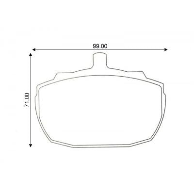 Mintex MLB52 M1144 Brake Pads for Austin Princess - High-Performance Braking System - Perfect for City Driving & Highway Commutes
