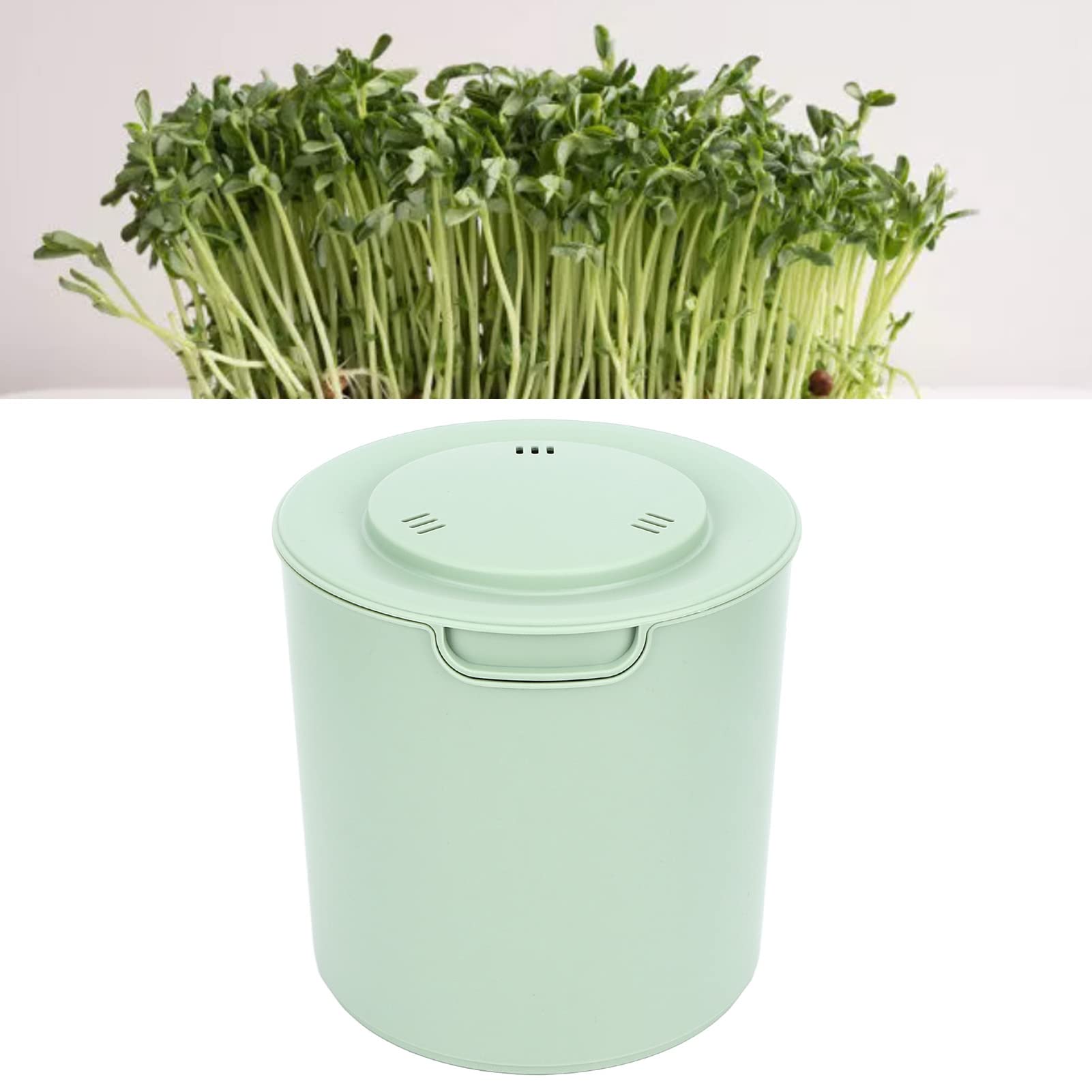 Fdit Automatic Bean Sprouts Maker Machine - Large Capacity Seed Sprouter Kit for Home Gardening | Perfect for Growing Organic Alfalfa, Mung Bean & Broccoli Sprouts
