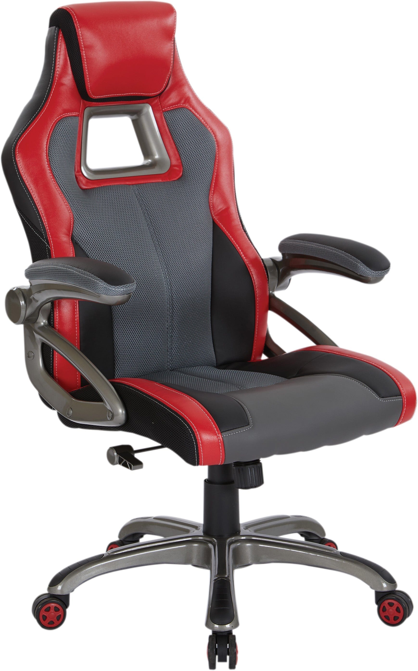 Office Star Race Chair [RCS2873] - Ergonomic Mesh Back Office Chair with Adjustable Height and Lumbar Support - Perfect for Home Office, Gaming, and Workspace Comfort