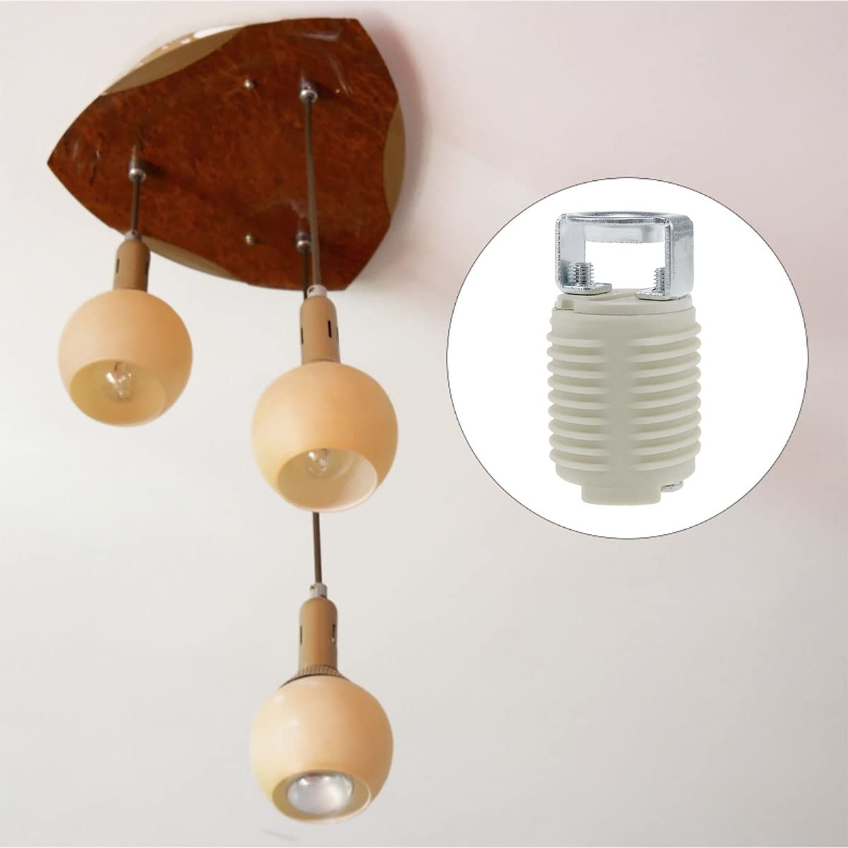 G9 Ceramic Lamp Holder White - 4PCS G9 Bulb Socket for Halogen, LED, and Ceiling Lights - Durable Replacement for Home, Office, and Commercial Lighting