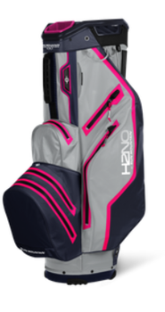 Sun Mountain H2NO Lite Cart Bag - Waterproof Golf Stand Bag with 14-Way Divider | Perfect for Golfers in Rainy Conditions & Travel Tournaments