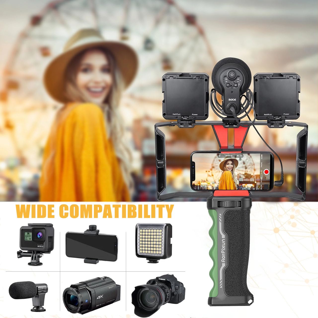 Professional Ergonomic Camera Handle Grip - Universal 1/4
