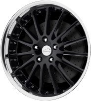 Whitley Gloss Black Wheel with Machined Lip - 20x10 Inches, 5x108mm Bolt Pattern - Premium Alloy Rims for Trucks & SUVs - Perfect for Off-Roading & Custom Car Upgrades