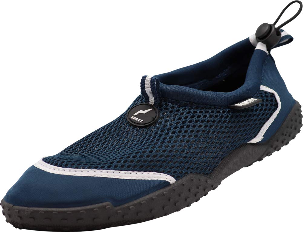 NORTY Wave Aqua Sock Water Shoes for Men - Quick-Dry Swim Beach Shoes with Non-Slip Sole - Ideal for Swimming, Surfing, Beach Walking & Water Sports