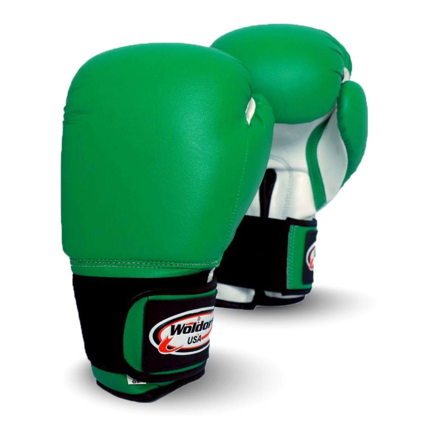 Professional Boxing Gloves for Kickboxing & Muay Thai Training - Durable Multi-Layered Foam Padding - Perfect for Punching Bags - Available in Kids & Adult Sizes (Vinyl Green) - Ideal for MMA, Fitness Training & Home Workouts