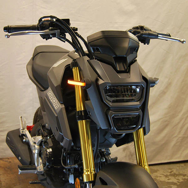 Honda Grom Front Turn Signals for 2013-2020 Models - LED Motorcycle Indicators for Enhanced Visibility & Safety - Perfect for Urban Commuting & Street Riding