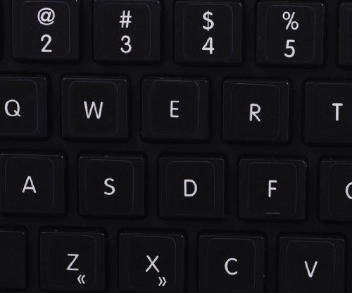 French Canadian Keyboard Stickers for Apple - Black Background Non-Transparent Labels | Perfect for MacBook, iMac & Mac Pro Bilingual Typing