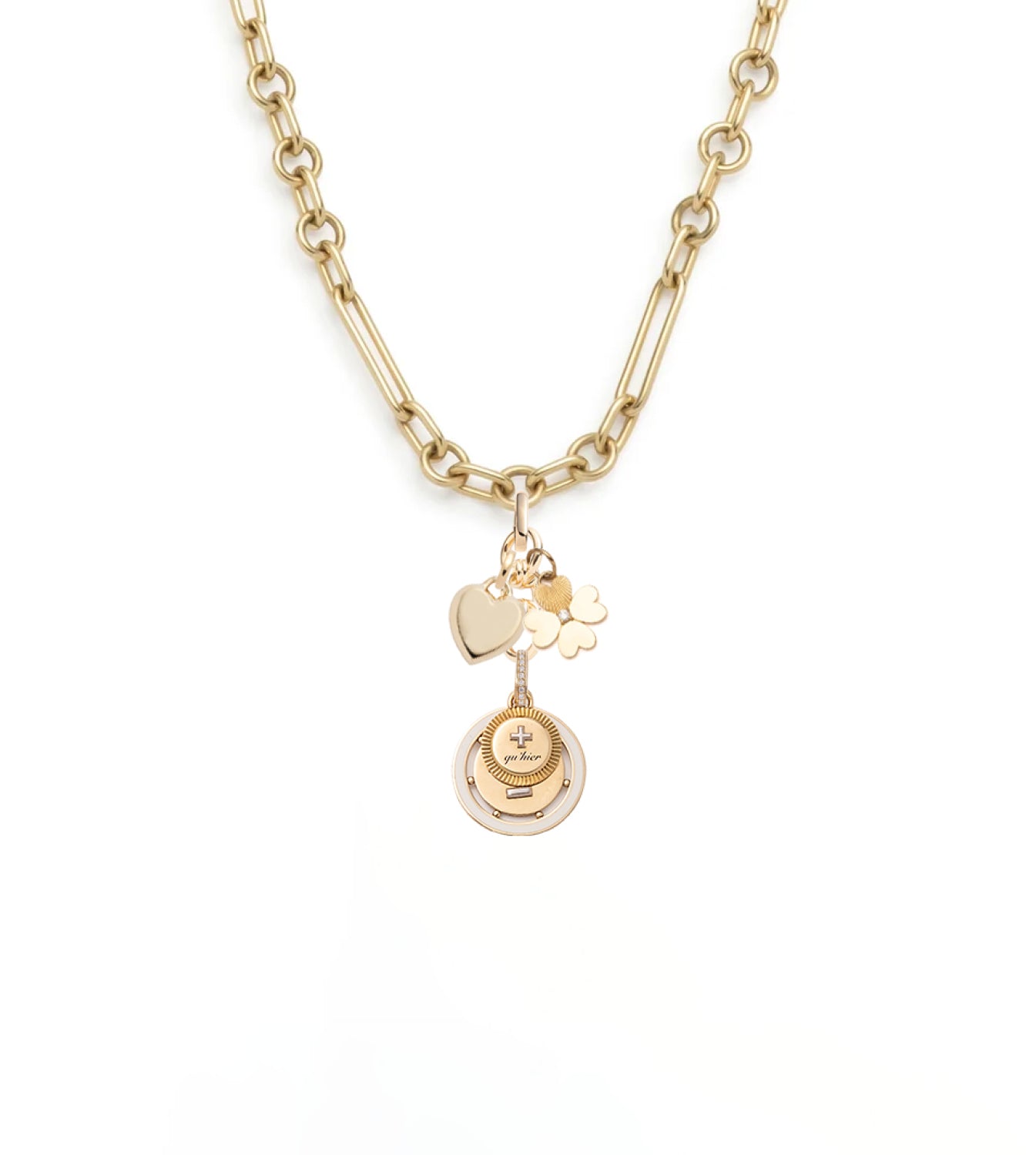 Ever Growing Love Vivacity: Small Mixed Clip Chain Necklace - Perfect for Everyday Wear, Gifts & Special Occasions