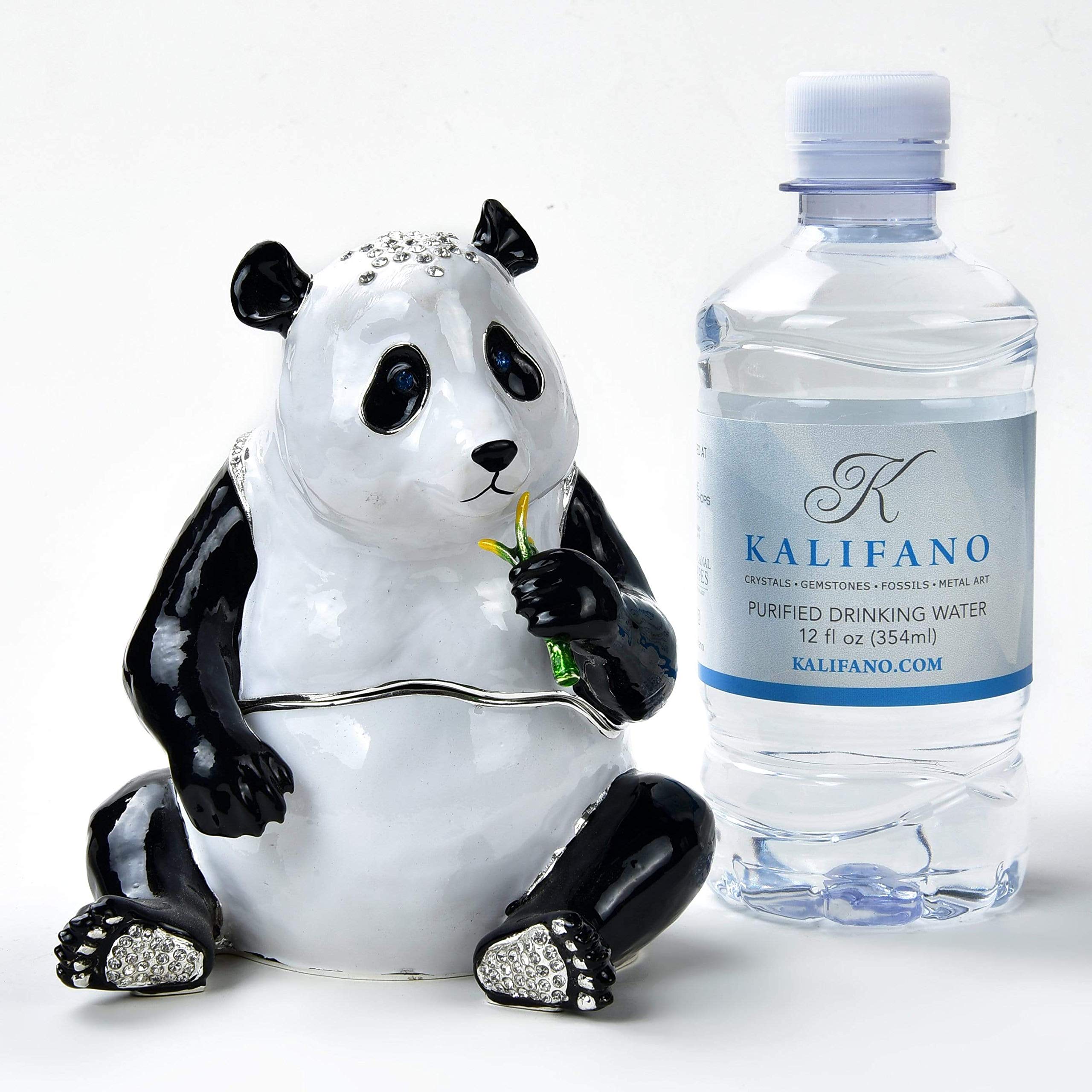 KALIFANO Handmade Jewelry Box for Women - Swarovski Crystal & Gemstone Animal-Shaped Storage Organizer for Earrings, Necklaces & Rings | Perfect for Travel, Gifts & Home Décor